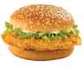 chicken burgre with chips